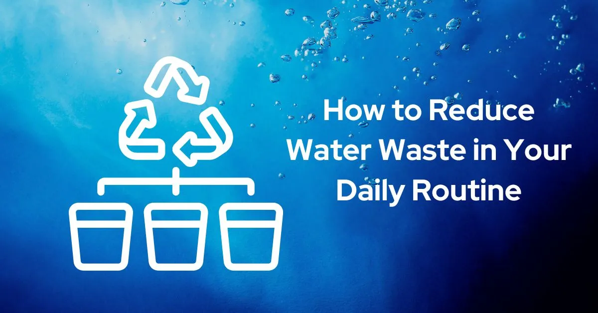 How to Reduce Water Waste in Your Daily Routine